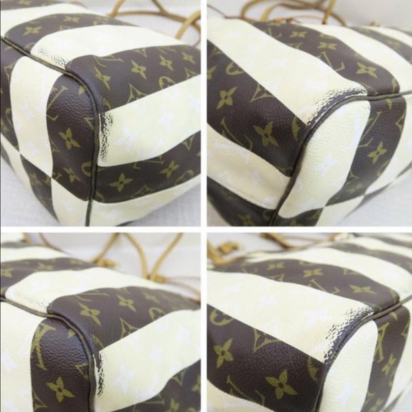 Louis Vuitton Rayures Gm Neverfull Monogram Bag - Picture 3 of 8